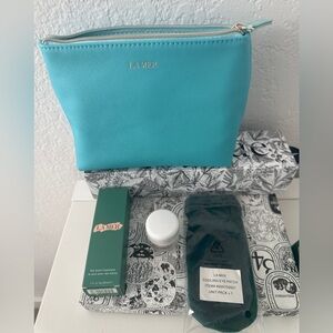 ✨La Mer Moisturizing Cream |Hand cream l Eye Patch |La Mer Travel Set with Pouch